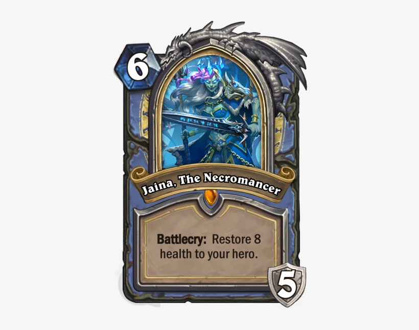 Jaina, The Necromancerfrozen - Hearthstone Frozen Throne Mage - Free ...