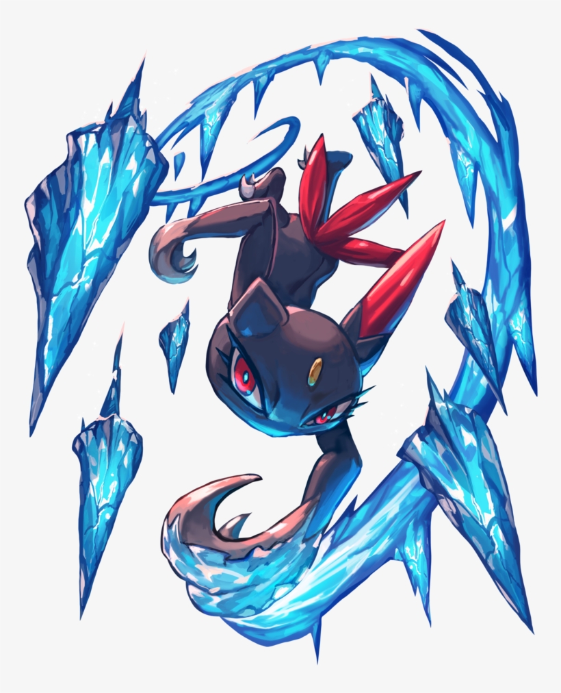 Sneasel Used Icicle Crash By Sa-dui - Tatuaje Sneasel, transparent png #3467715