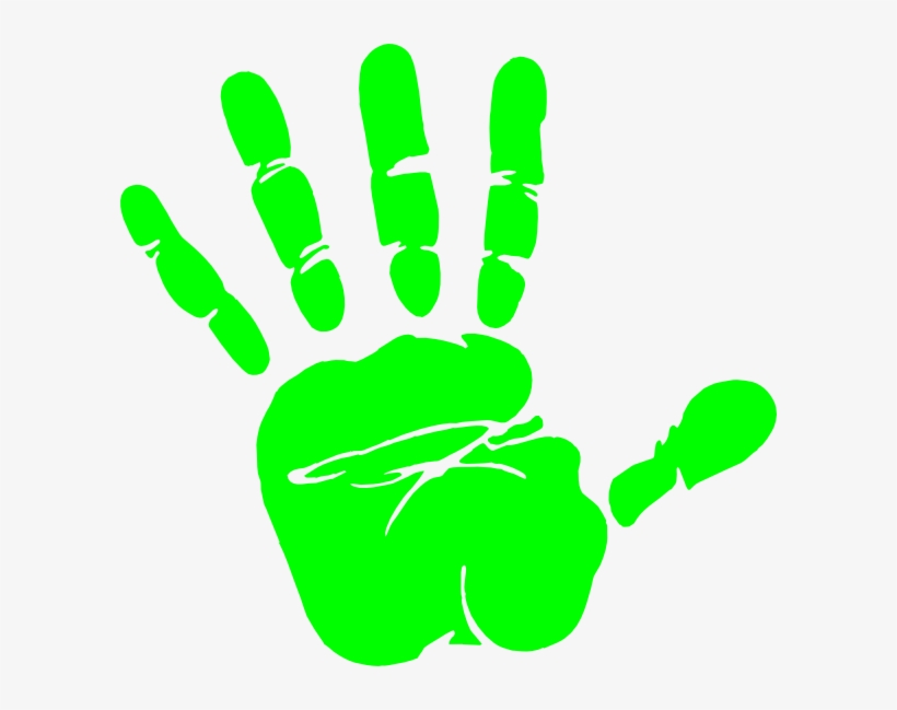 How To Set Use Hand Print Clipart - Transparent Clip Art Hand, transparent png #3467871