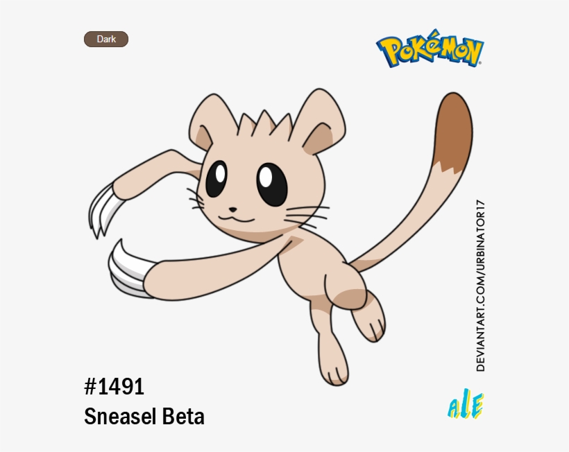 Sneasel Beta By Urbinator17 - Fakemon By Urbinator17, transparent png #3467891