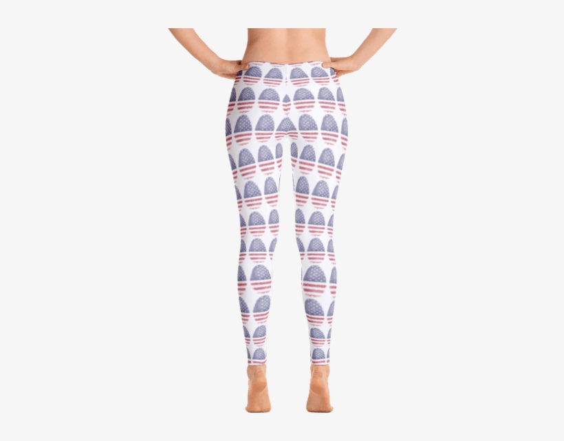 All Over Leggings American Thumb Print - Imagineavalon Christmas Leggings, Christmas Clothing,, transparent png #3468222