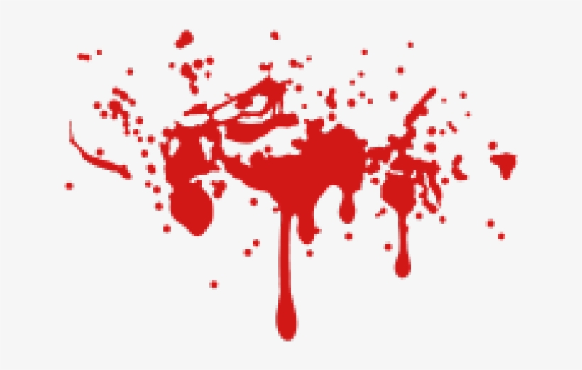 Blood Splatter Vector - Blood Spatters, transparent png #3468460