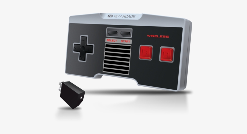 View Larger - My Arcade Nes Classic Wireless Controller, transparent png #3468577