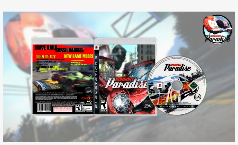 Games Gamers Burnout Paradise Usa Europe Download Png - Electronic Arts Ps3 Burnout Paradise, transparent png #3468739