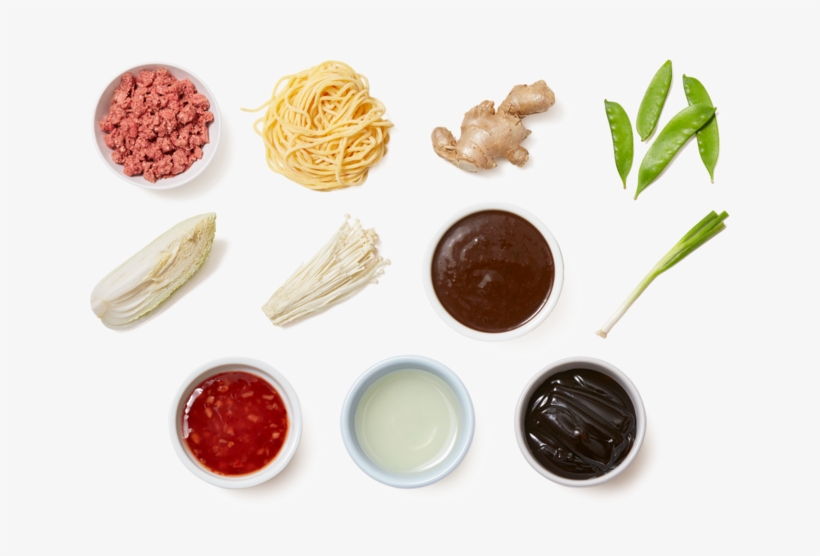 Beef & Vegetable Lo Mein With Enoki Mushrooms - Lo Mein, transparent png #3469155