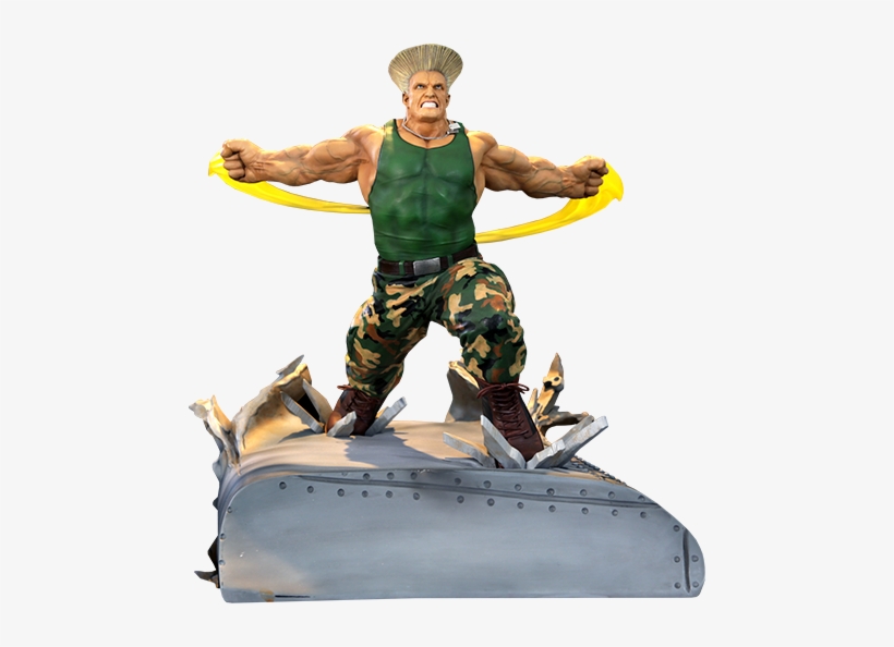 59" Street Fighter Diorama Guile - Guile, transparent png #3469752