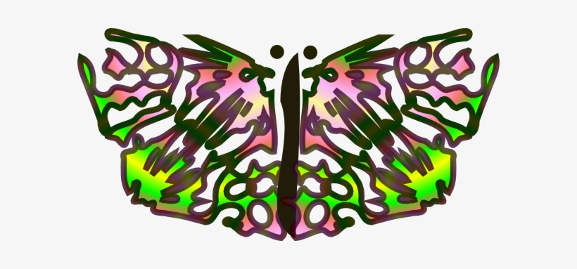 Butterfly From Star Svg Clip Arts 600 X 303 Px, transparent png #3470168