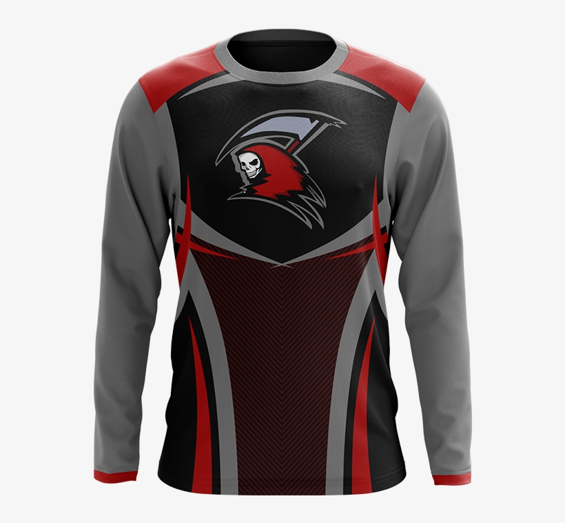 Wraith Esports Long Sleeve Jersey - Long-sleeved T-shirt, transparent png #3470217