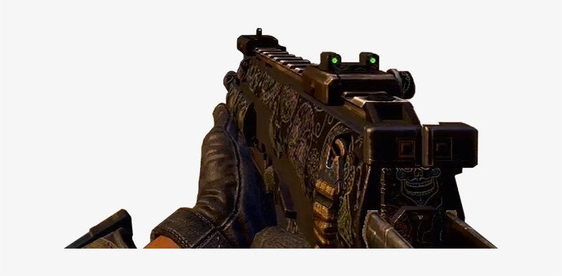 Mp7 Dia De Muertos Boii - Call Of Duty Black Ops 2 Zombies Camo, transparent png #3470535