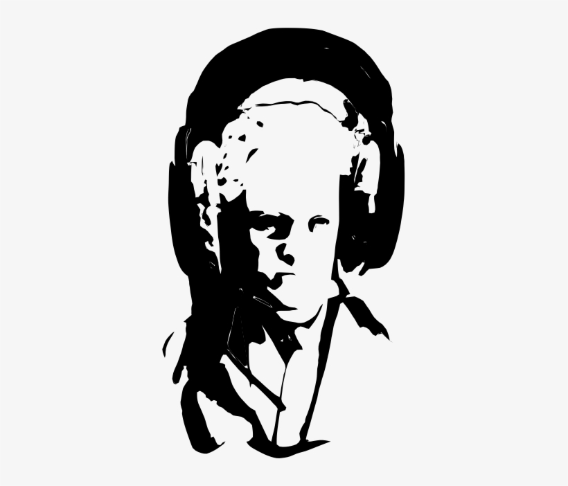 This Free Icons Png Design Of Beethoven With Headphones, transparent png #3470538