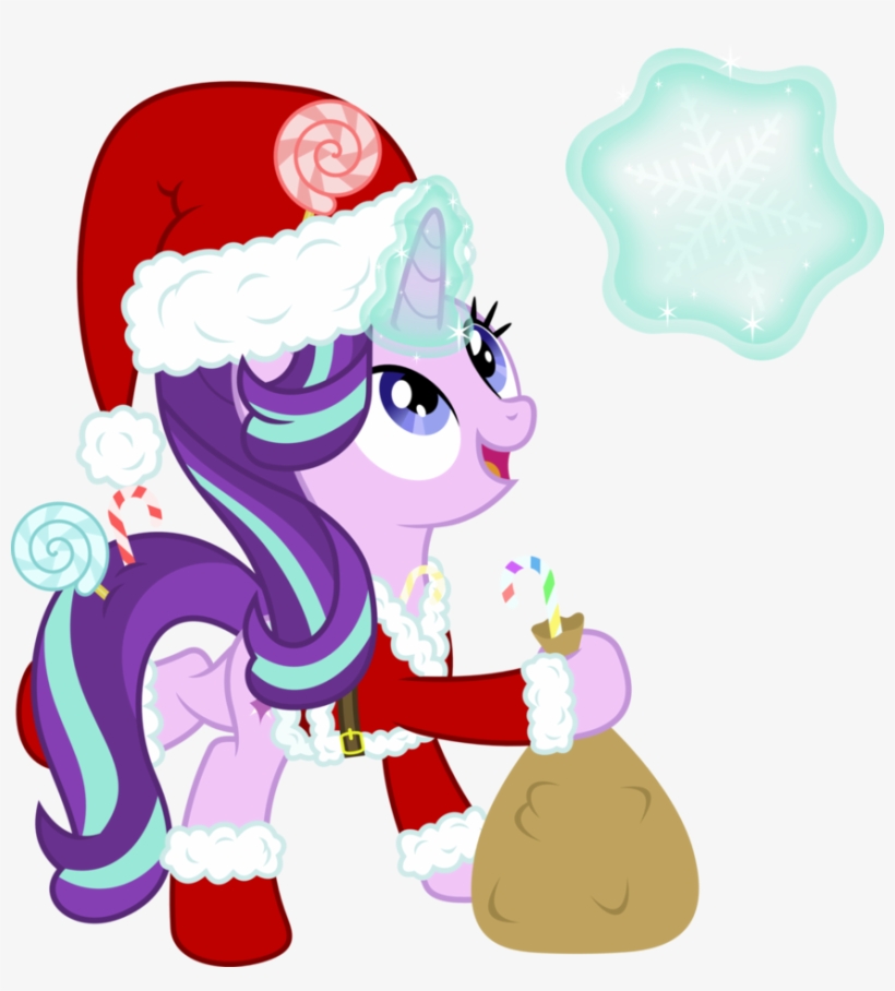 Graphic Transparent Santa Claus Glimmer By - 2017 Merry Christmas Starlight Glimmer, transparent png #3470560