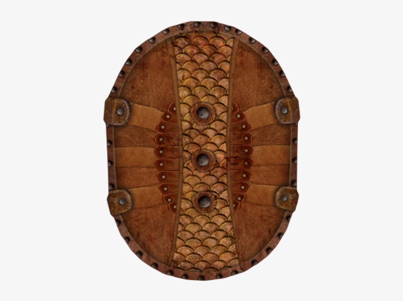 Leather Shield - Leather, transparent png #3470561