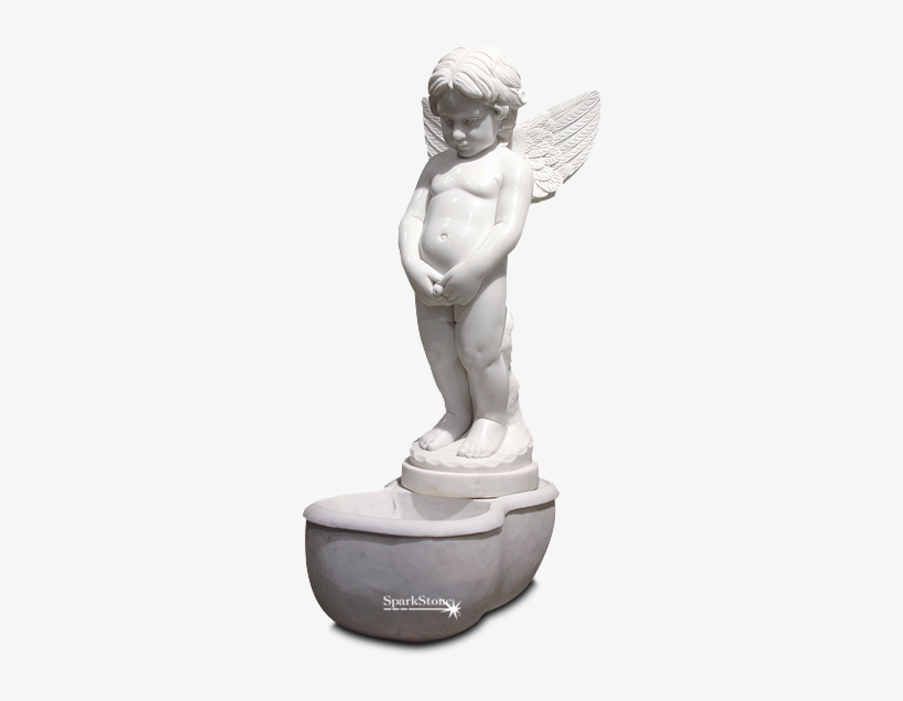 Peeing Cherub Fountain Image - Angel Pissing Fountain, transparent png #3470711