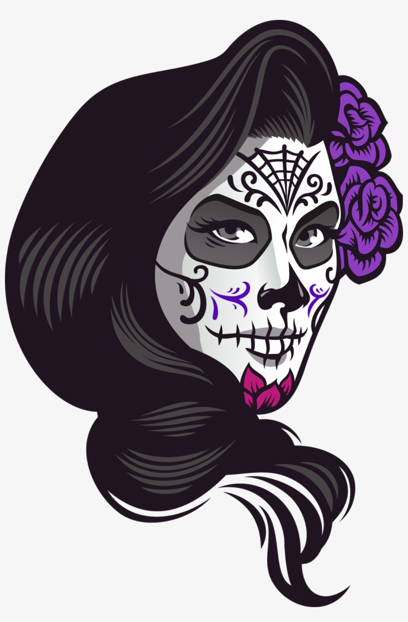 Es Una Catrina Para Tus Diseños En Los Días De Los - Dia De Los Muertos Catrina Png, transparent png #3470778