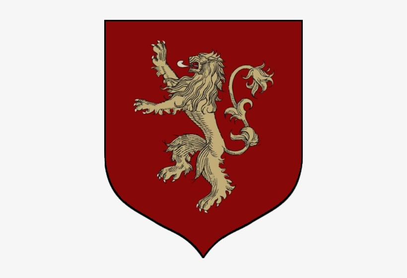 124kib, 400x480, House Lannister Main Shield - House Lannister Sigil - Free  Transparent PNG Download - PNGkey