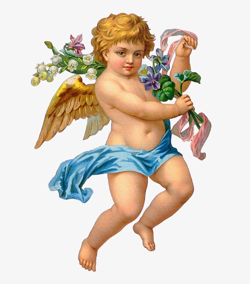 Cupid Clipart Cherub - Cupid Angel Png, transparent png #3471125