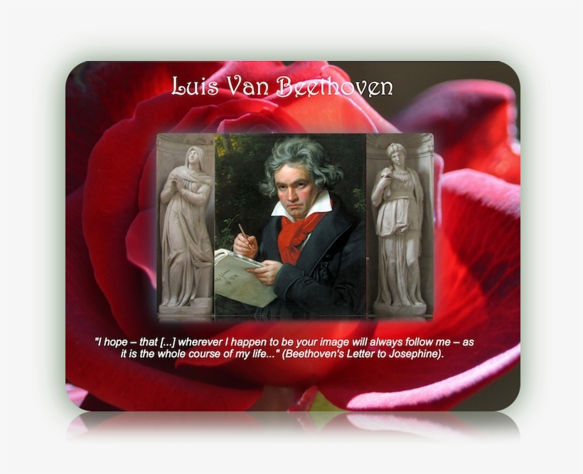 Beethoven Rachel And Leah - Portrait Of Ludwig Van Beethoven, transparent png #3471177