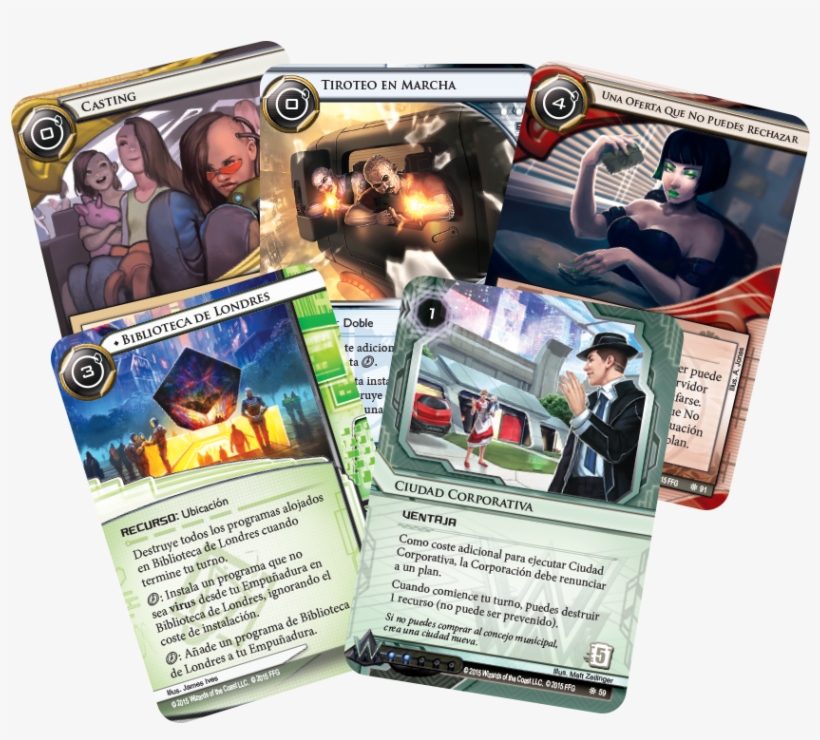 Sansan Fan Spanish - Android Netrunner Lcg: Old Hollywood Data Pack, transparent png #3471559