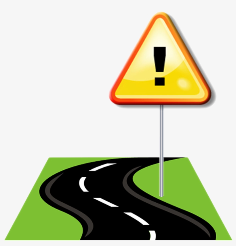 Capufe Alerta Carretera - Traffic Sign, transparent png #3471626