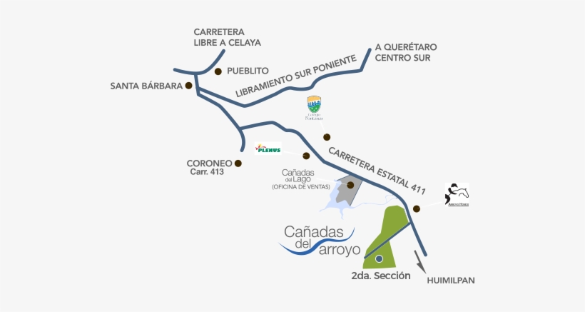 Actualmapaproyeccion 03 - Mapa Cañadas Del Lago, transparent png #3471803