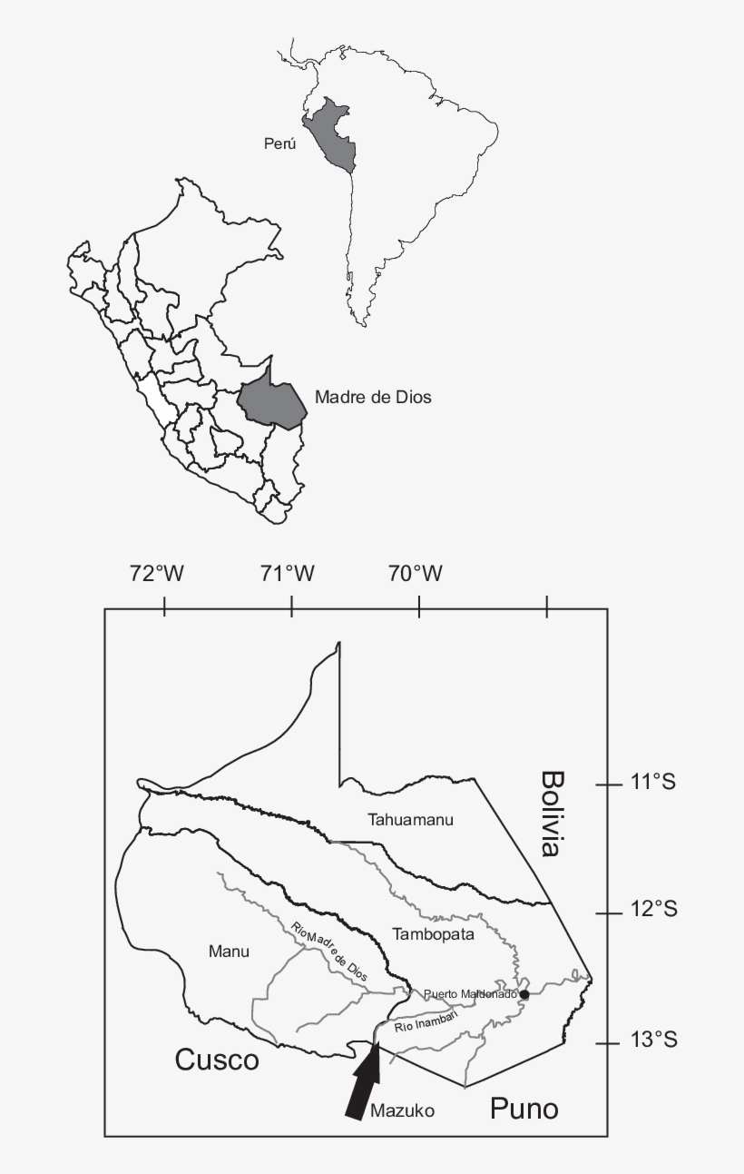 Ubicación Del Área De Estudio - Mapa Del Peru, transparent png #3471913