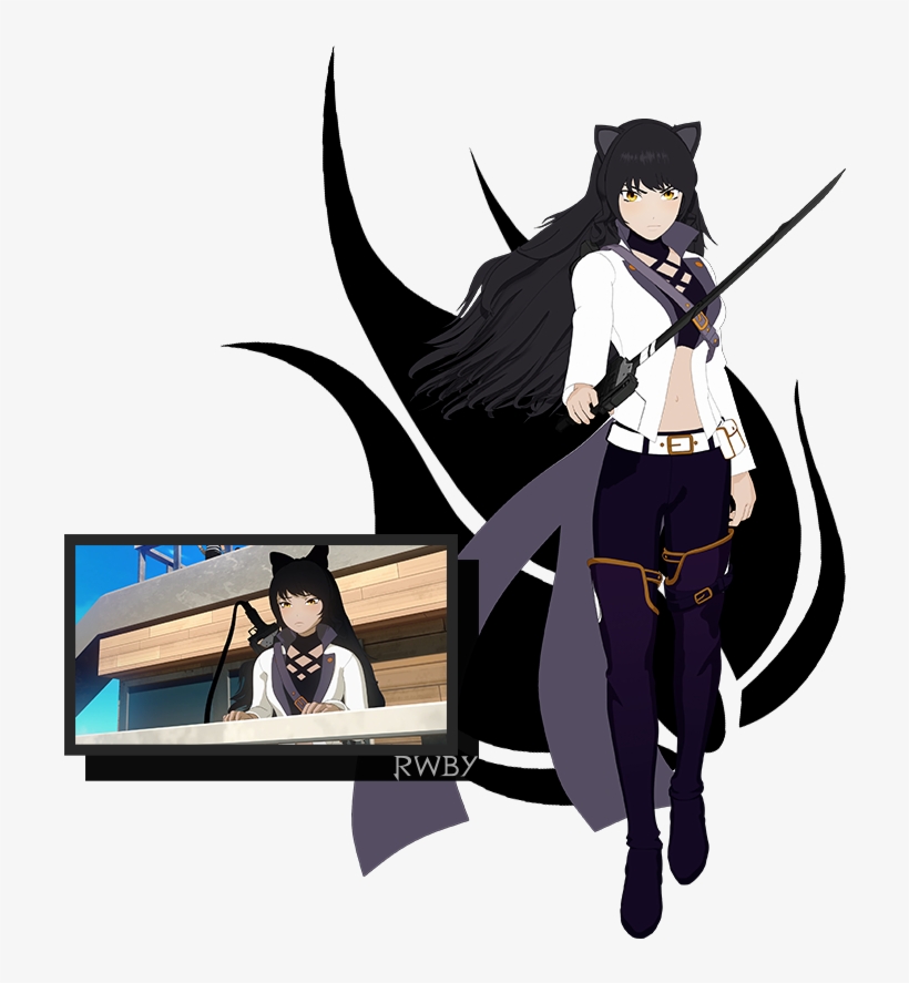 After Leaving The Organization, Blake Enrolled At Beacon - Rwby, transparent png #3472261