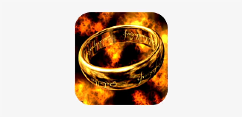 Lord Of The Rings Ring - Ring Of Fire The Hobbit, transparent png #3472364