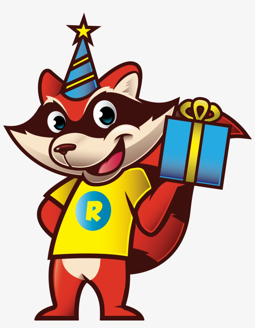 Birthday Mascot Ai - Red Racoon Games, transparent png #3472404