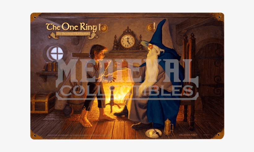 The One Ring Lotr Vintage Metal Sign - Inside Tolkien's The Fellowship Of The Ring (dvd, 2003), transparent png #3472485