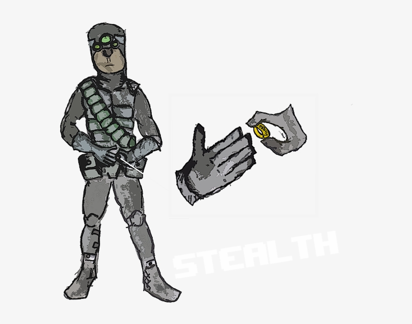 Sam Fisher The One Ring - Cartoon, transparent png #3472515