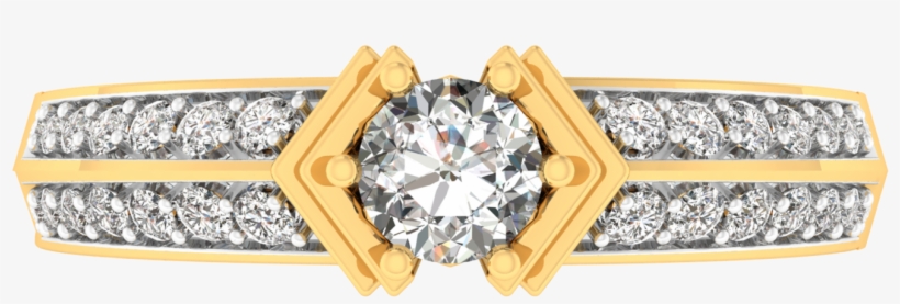 The One-two Diamond Ring - Diamond, transparent png #3472549