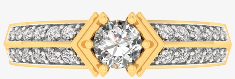 The One-two Diamond Ring - Diamond, transparent png #3472549