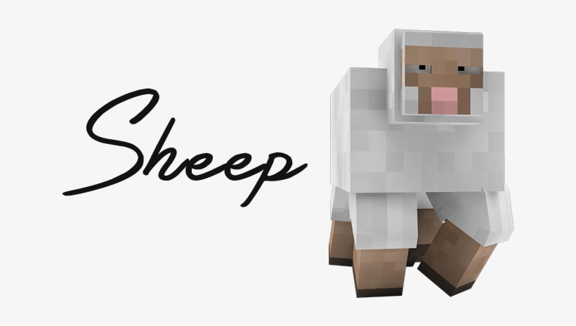 I Am Sheep, Or As My Friends Like To Call Me - Minecraft Transparent Sheep, transparent png #3472622