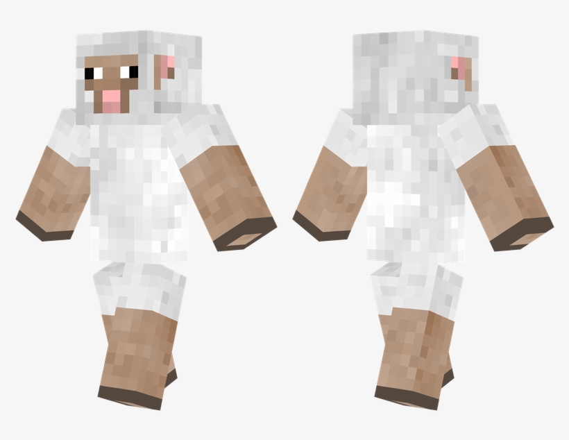Sheep - Minecraft Skin Sheep 1.8, transparent png #3472749