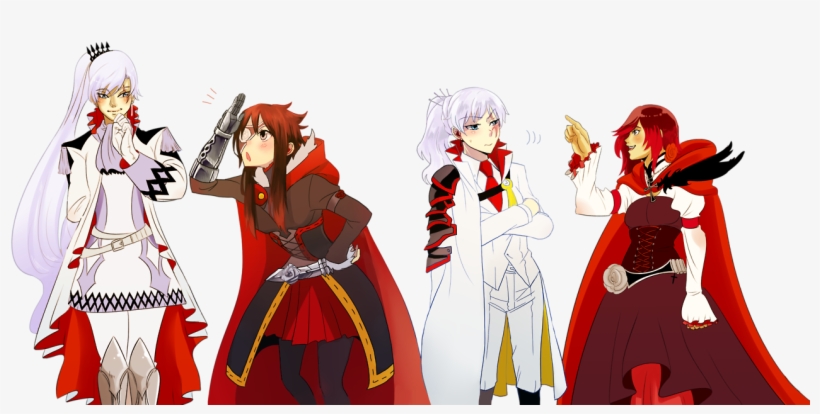 Future, Rose, And Ruby Image - Ruby Rose Rwby Au, transparent png #3472750