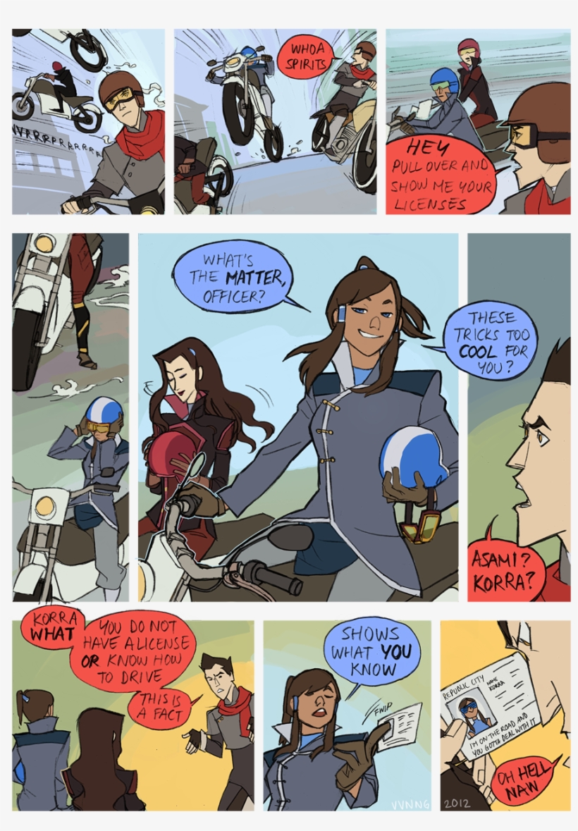 The Legend Of Korra - Its A Boy Comic So Basically, transparent png #3472821