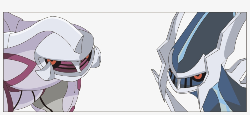 Dialga Vs Palkia Music - Dialga And Palkia Anime, transparent png #3472932