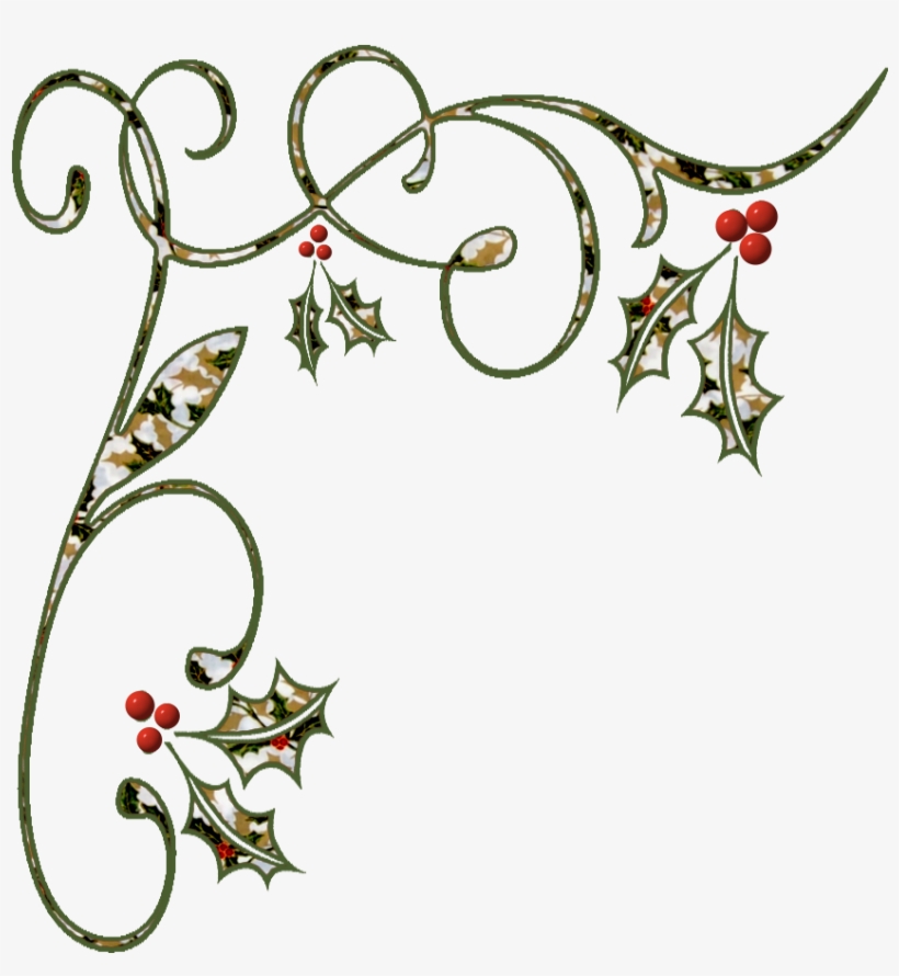 Images Of Christmas Corner Borders Png - Christmas Corner Clip Art, transparent png #3473132