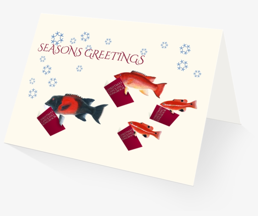 School Of Carolers Holiday Card - Graphic Design, transparent png #3473295