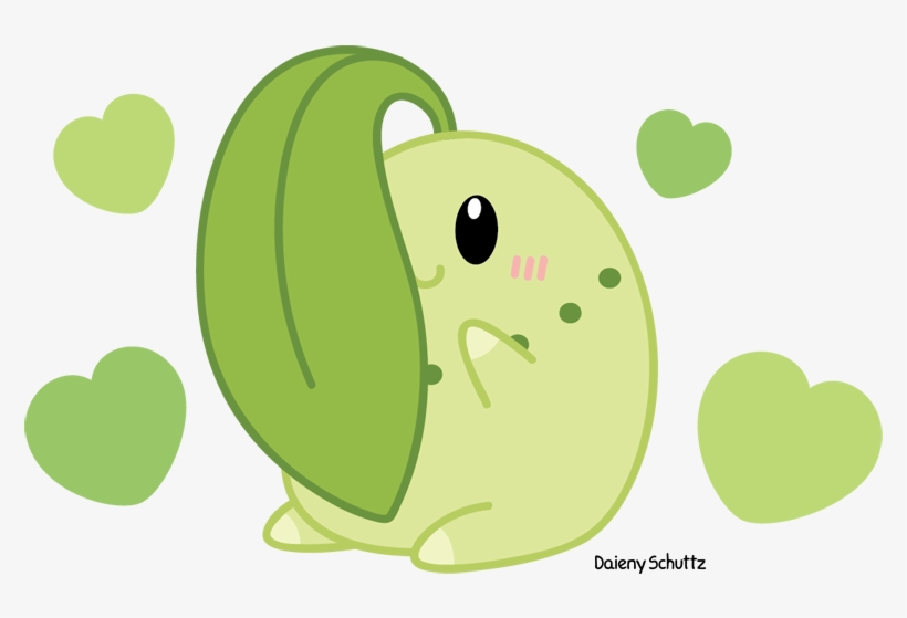 Chibi Chikorita - Chikorita Funny, transparent png #3473526