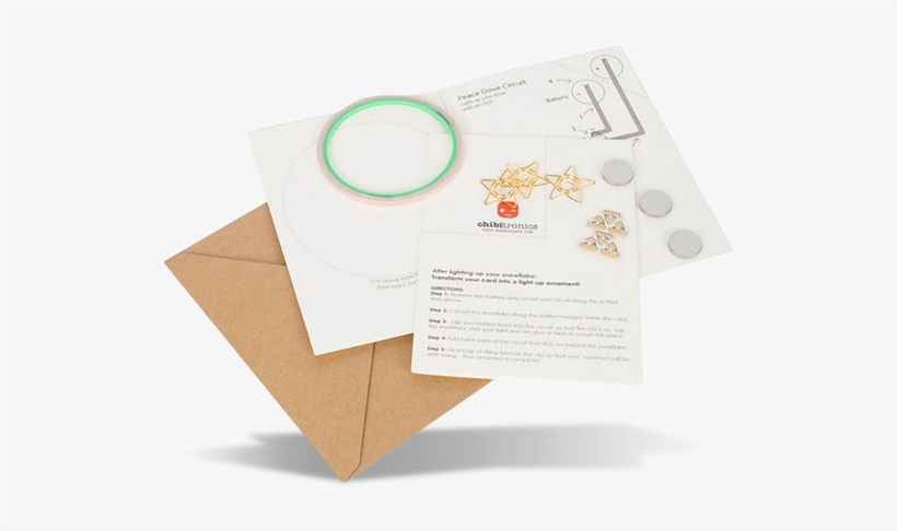 Crowd Supply Circuit Stickers Holiday Greeting Card - Envelope, transparent png #3473867