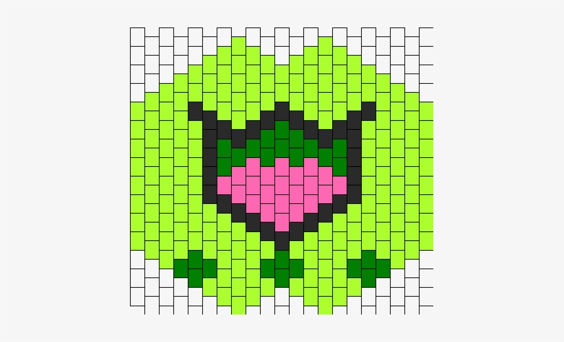 Chikorita Mask Bead Pattern - Madeon, transparent png #3474216
