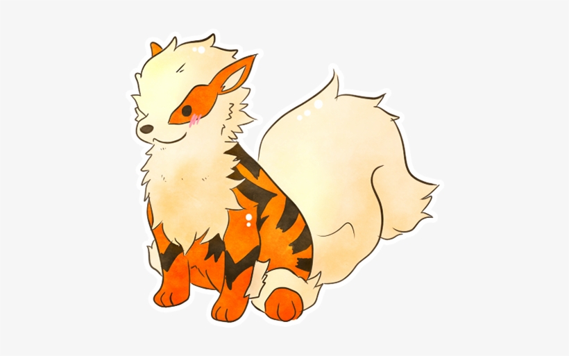 Pokemon Arcanine Kawaii, transparent png #3474234