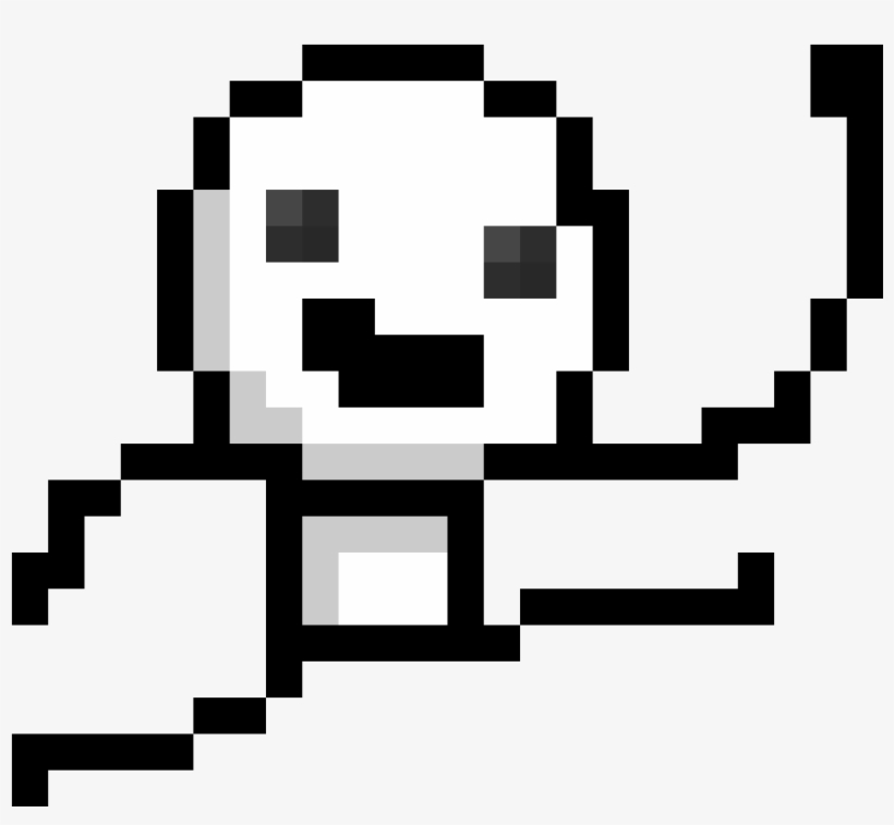 Pixel Jumper Guy - Sans The Skeleton Pixel, transparent png #3474259