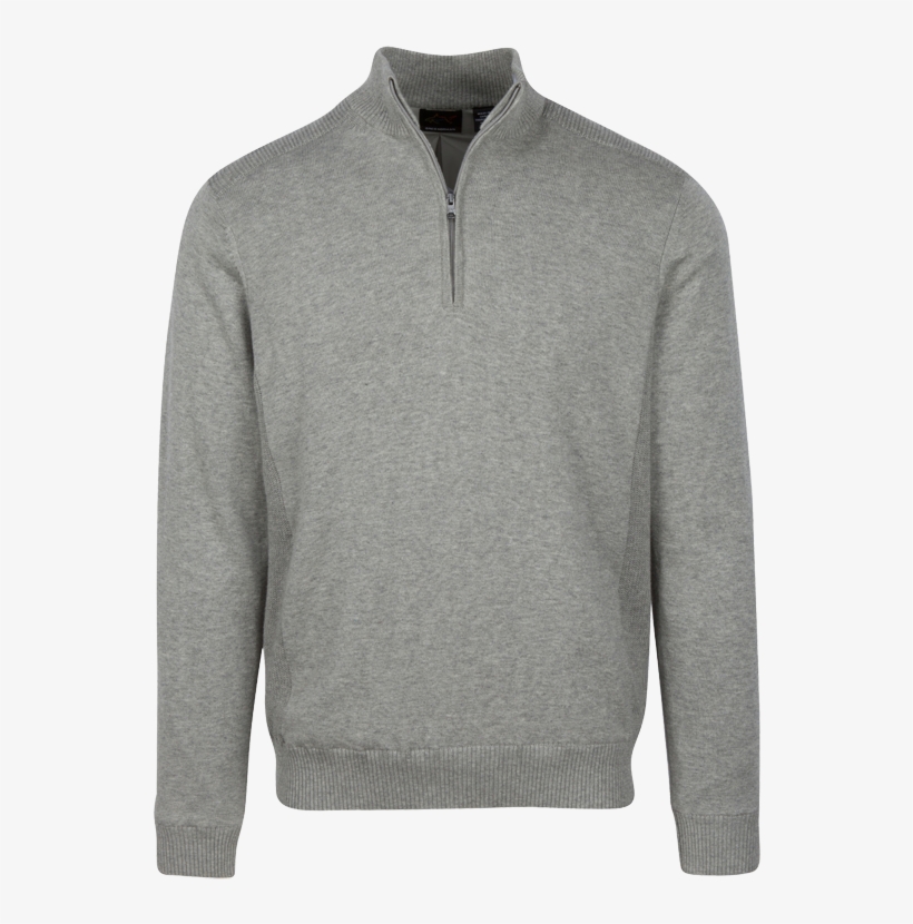 Tap To Expand - 1 4 Zip Grey Sweatshirt, transparent png #3474328