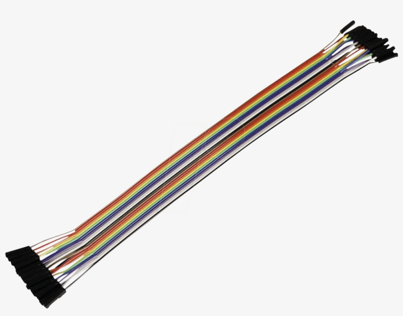 20-pole Jumper Cable, M/m, F/f, F/ - Raspberry Pi, transparent png #3474353