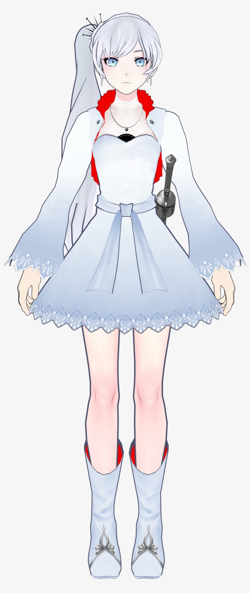 Weiss Schnee Turnaround - Weiß Schnee Rwby Dress, transparent png #3474396