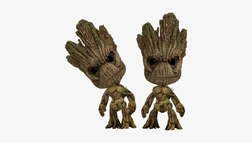 I Have Seen A Mockup Of Groot Sackboy Costume On Deviantart, - Groot Marvel Sixth Scale Figure, transparent png #3474709