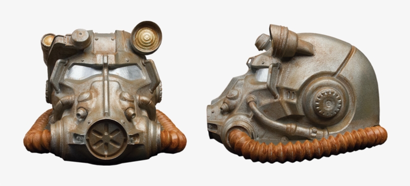 Inspired By The Most Powerful And Sought After Technology - Fallout Power Armor Helmet Collector's Coin Bank, transparent png #3474737