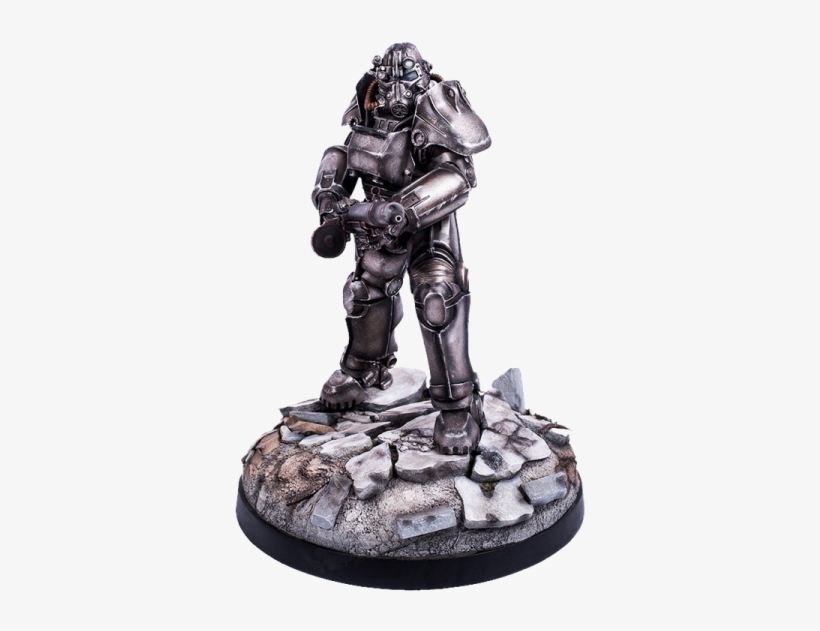 Fallout 4 Statue T-45 Power Armor - Fallout 4 T-45 Power Armor 1:4 Scale Statue, transparent png #3474738